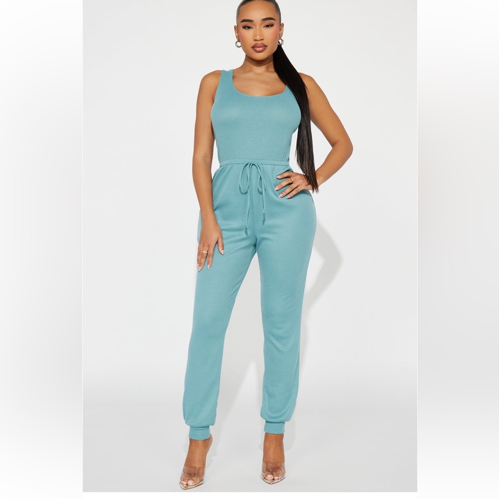 Sage jumpsuit
